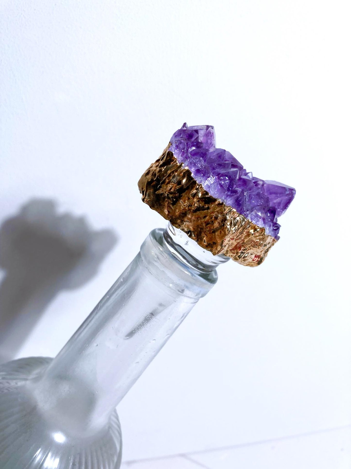 Amethyst Wein I Wasser Glas Karaffen Korken