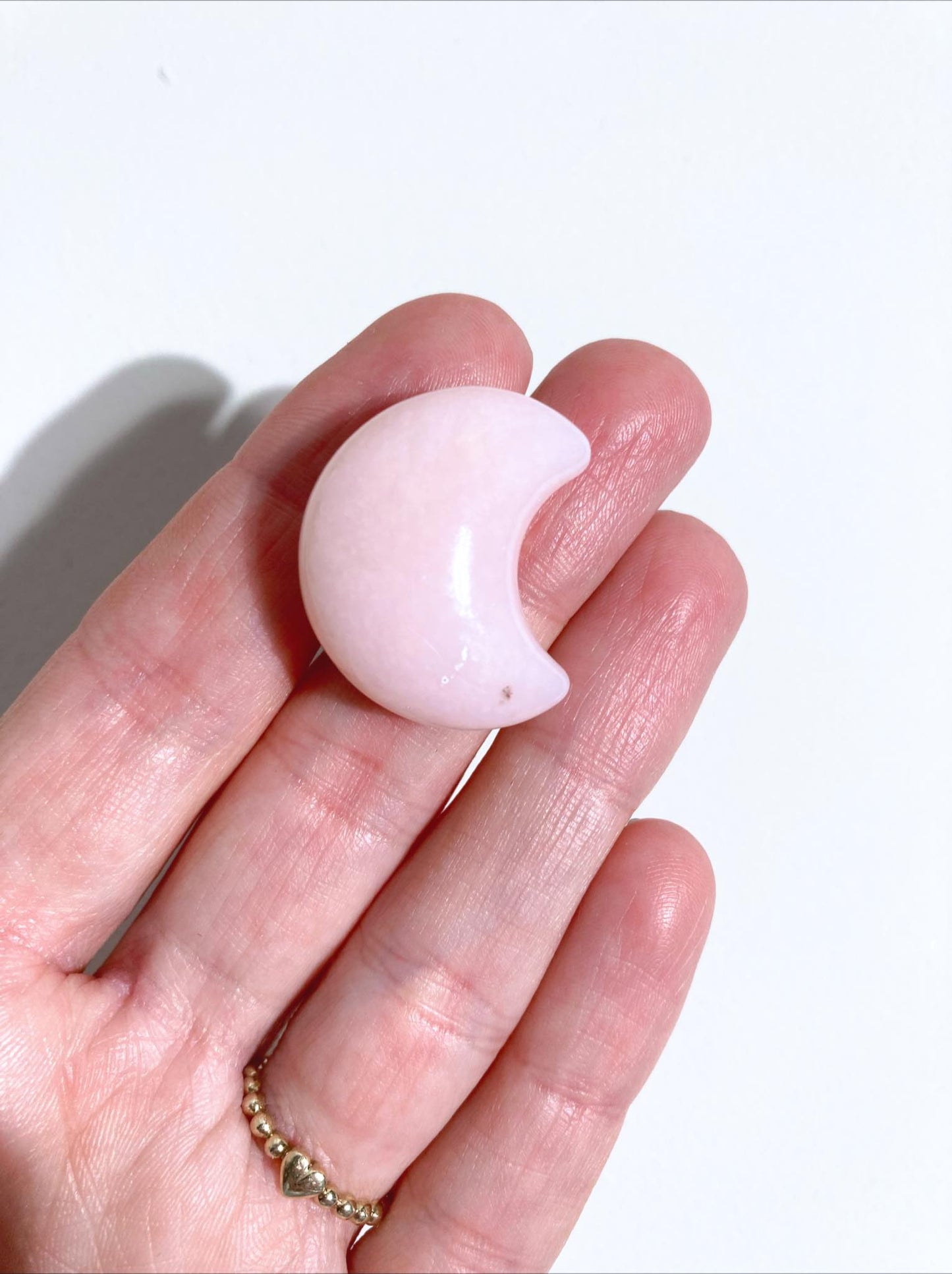 Pinker Andenopal Mini Mond- Pink Opal from Andes mini Moon  - aus Peru High Quality