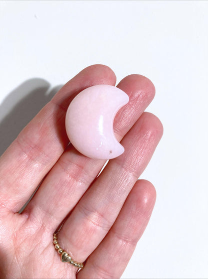 Pinker Andenopal Mini Mond- Pink Opal from Andes mini Moon  - aus Peru High Quality