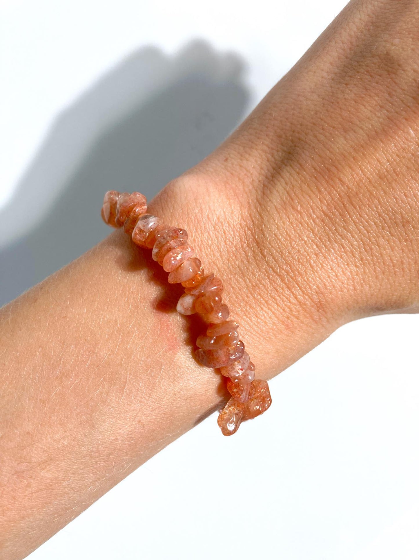 Sonnenstein Chips Armband . Sunstone Chips Bracelet - High Quality