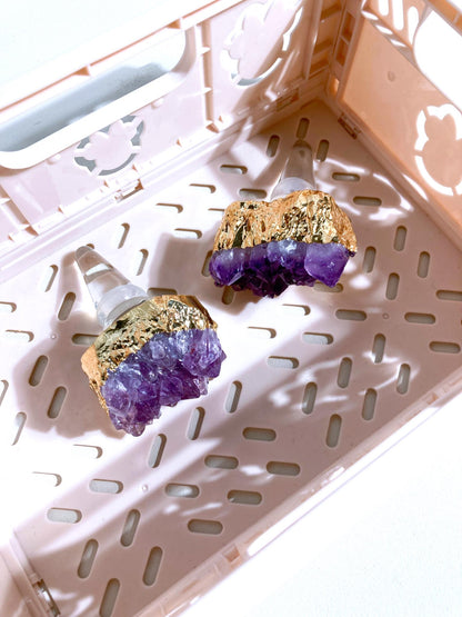 Amethyst Wein I Wasser Glas Karaffen Korken