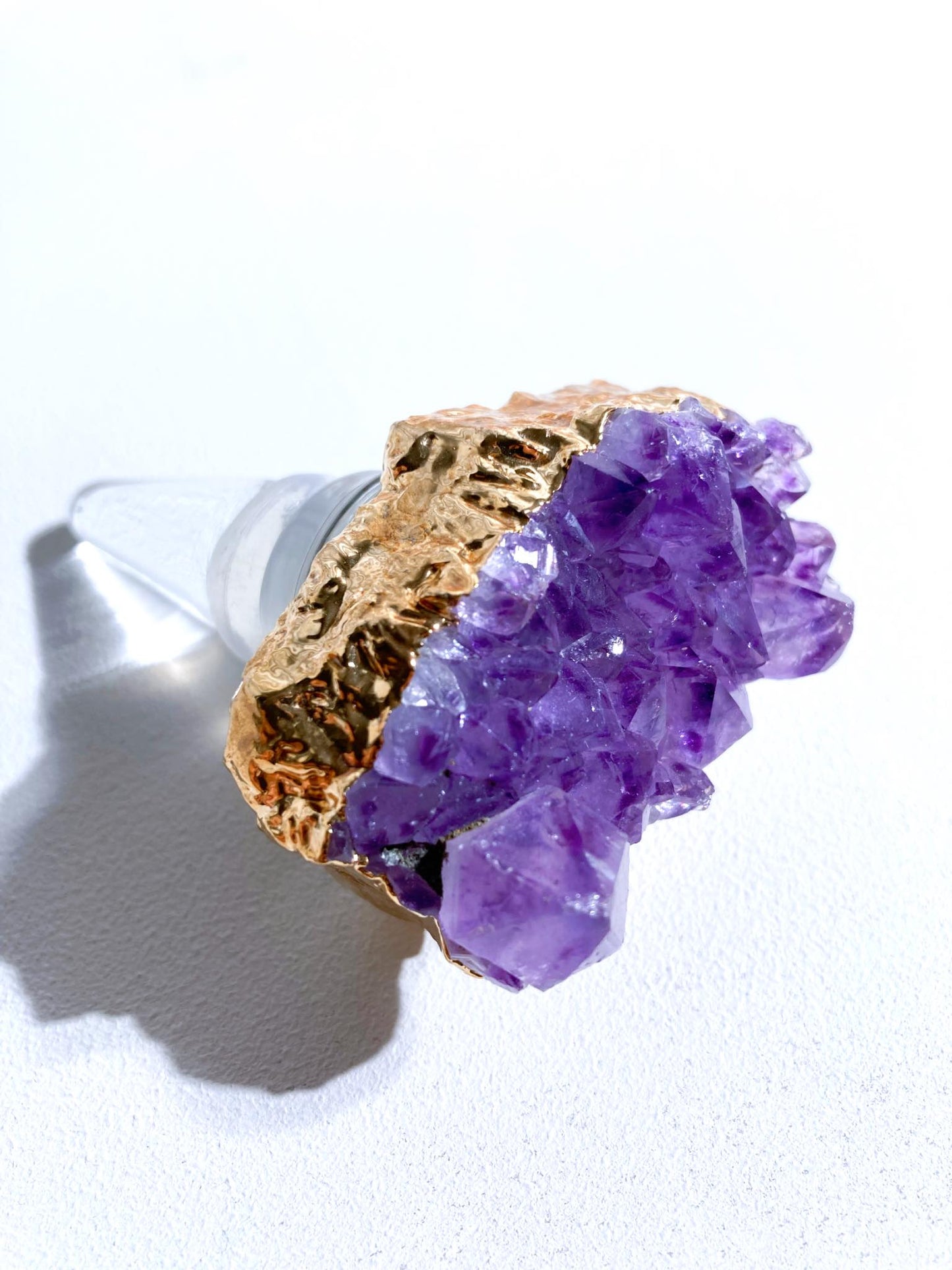 Amethyst Wein I Wasser Glas Karaffen Korken