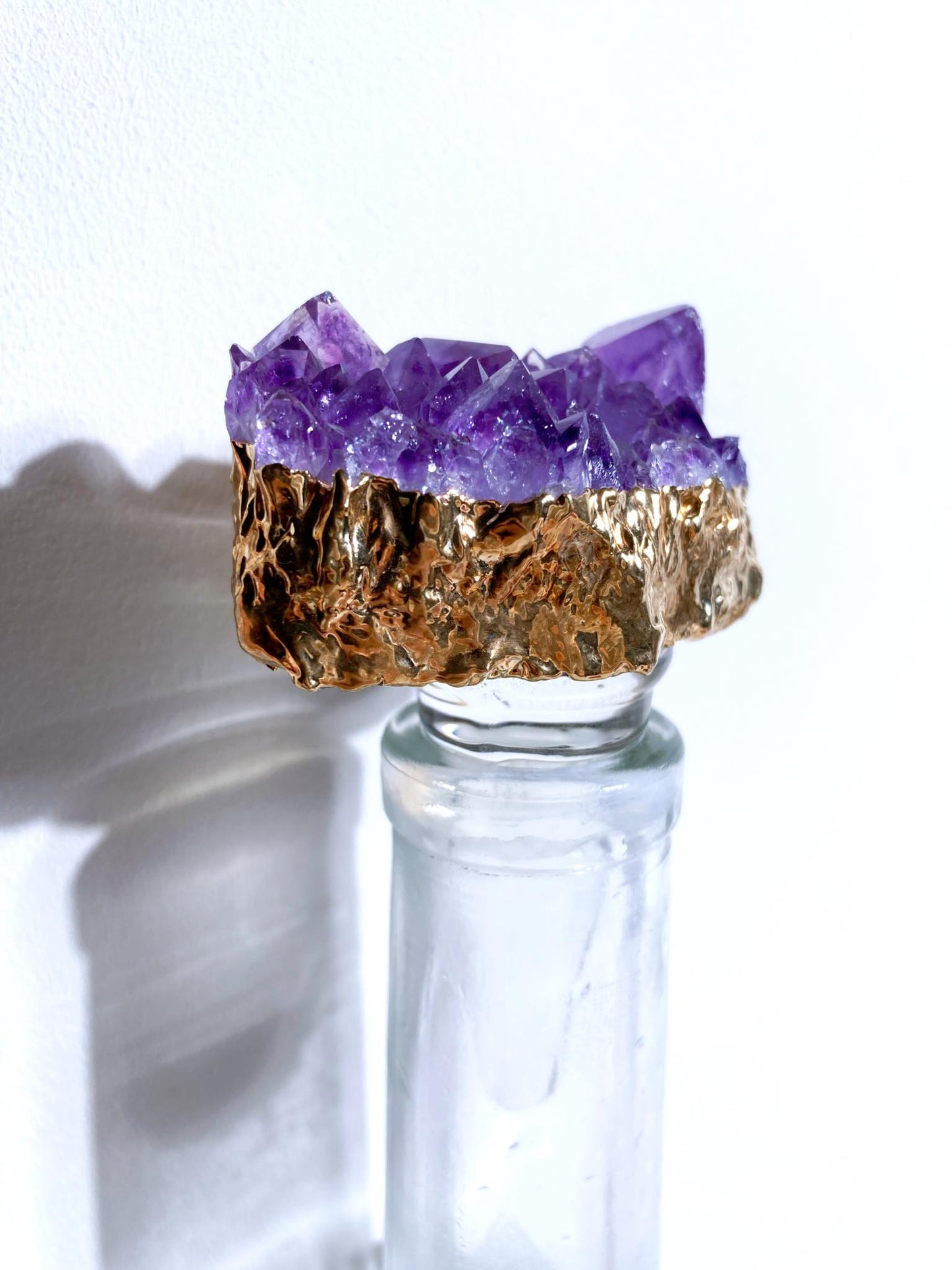 Amethyst Wein I Wasser Glas Karaffen Korken