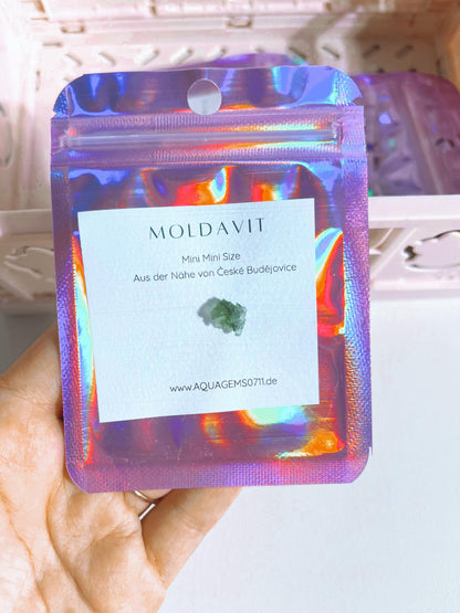 MINI MINI MOLDAVIT 0.100 -0.399g - aus der Nähe von České Budějovice Tschechien
