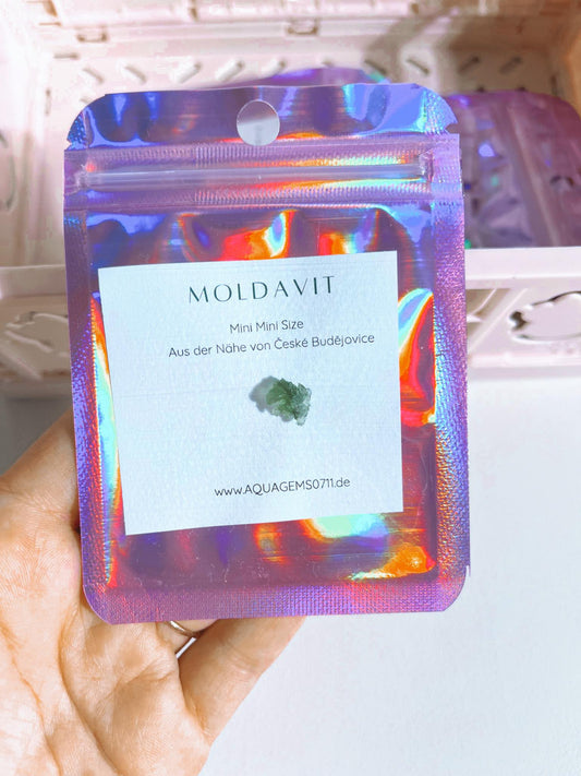 MINI MINI MOLDAVIT 0.100 -0.399g - aus der Nähe von České Budějovice Tschechien