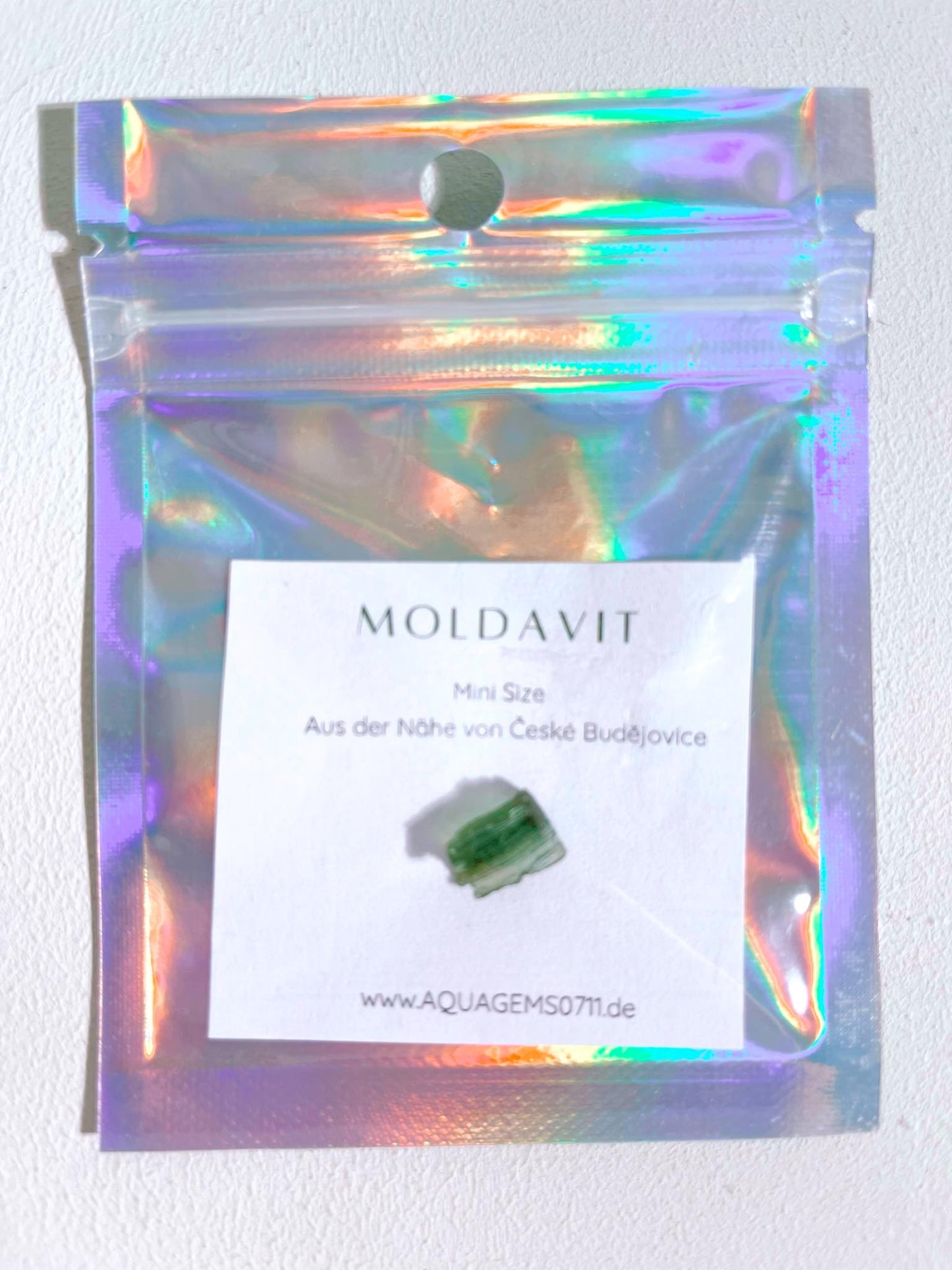 MINI MOLDAVIT 0.4 -0.7g -aus der Nähe von České Budějovice Tschechien