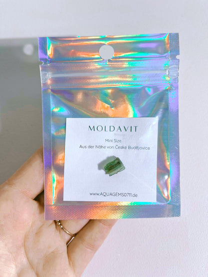 MINI MOLDAVIT 0.4 -0.7g -aus der Nähe von České Budějovice Tschechien