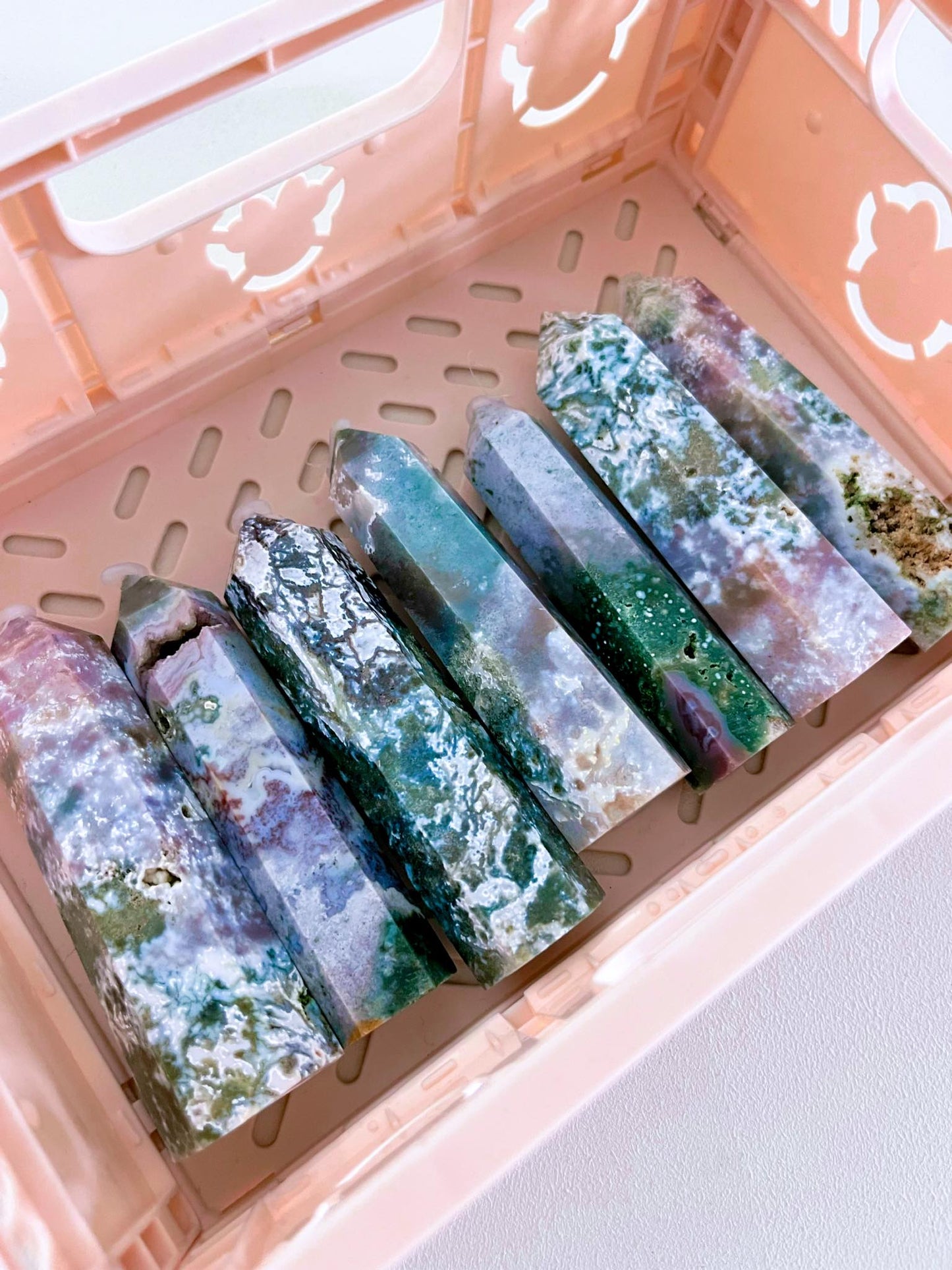 Pink Lila Ozean Jaspis . Ozean Jasper - HIGH QUALITY