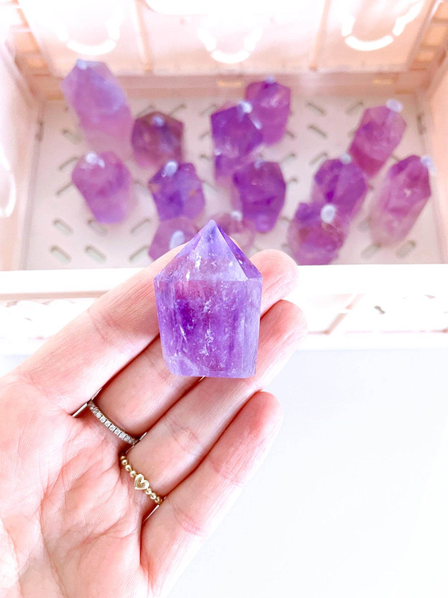 Lavender Amethyst Mini Muffin . Lavender Amethyst Mini Cupcake ca. 4-5 cm - High Quality