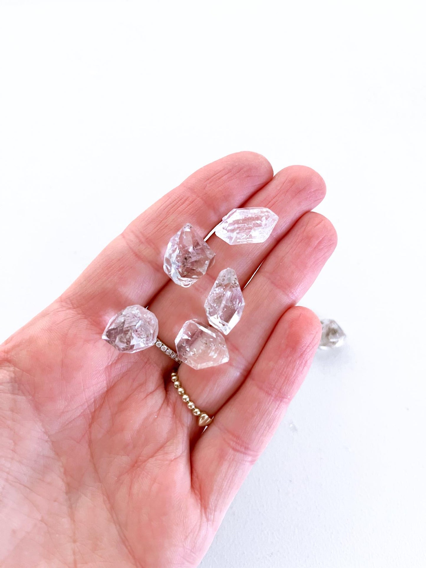 Echte Herkimer Diamanten . Real Herkimer Diamonds 1-1.5cm - aus New York RARE