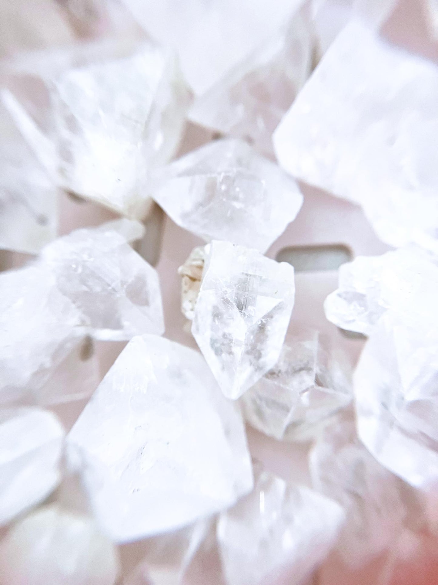 Natürliche Apophyllite Spitzen . natural Apopylite Points - aus Indien High Quality
