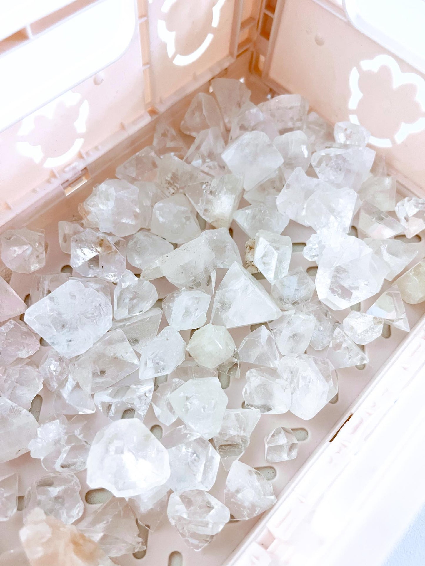 Natürliche Apophyllite Spitzen . natural Apopylite Points - aus Indien High Quality