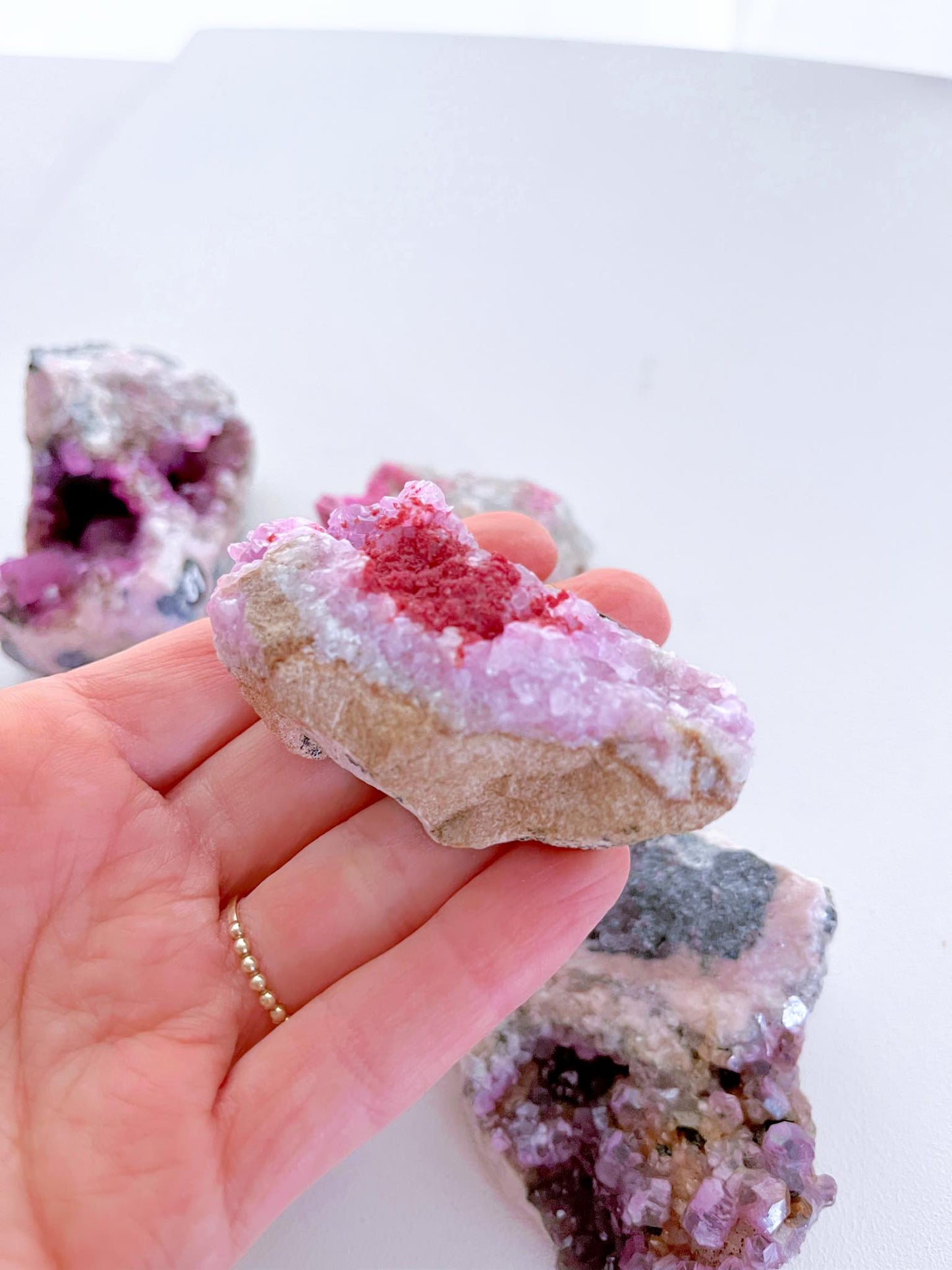 Hot and Jucy Pink Cobalto Calcite Specimen [83]- aus Marokko High Quality