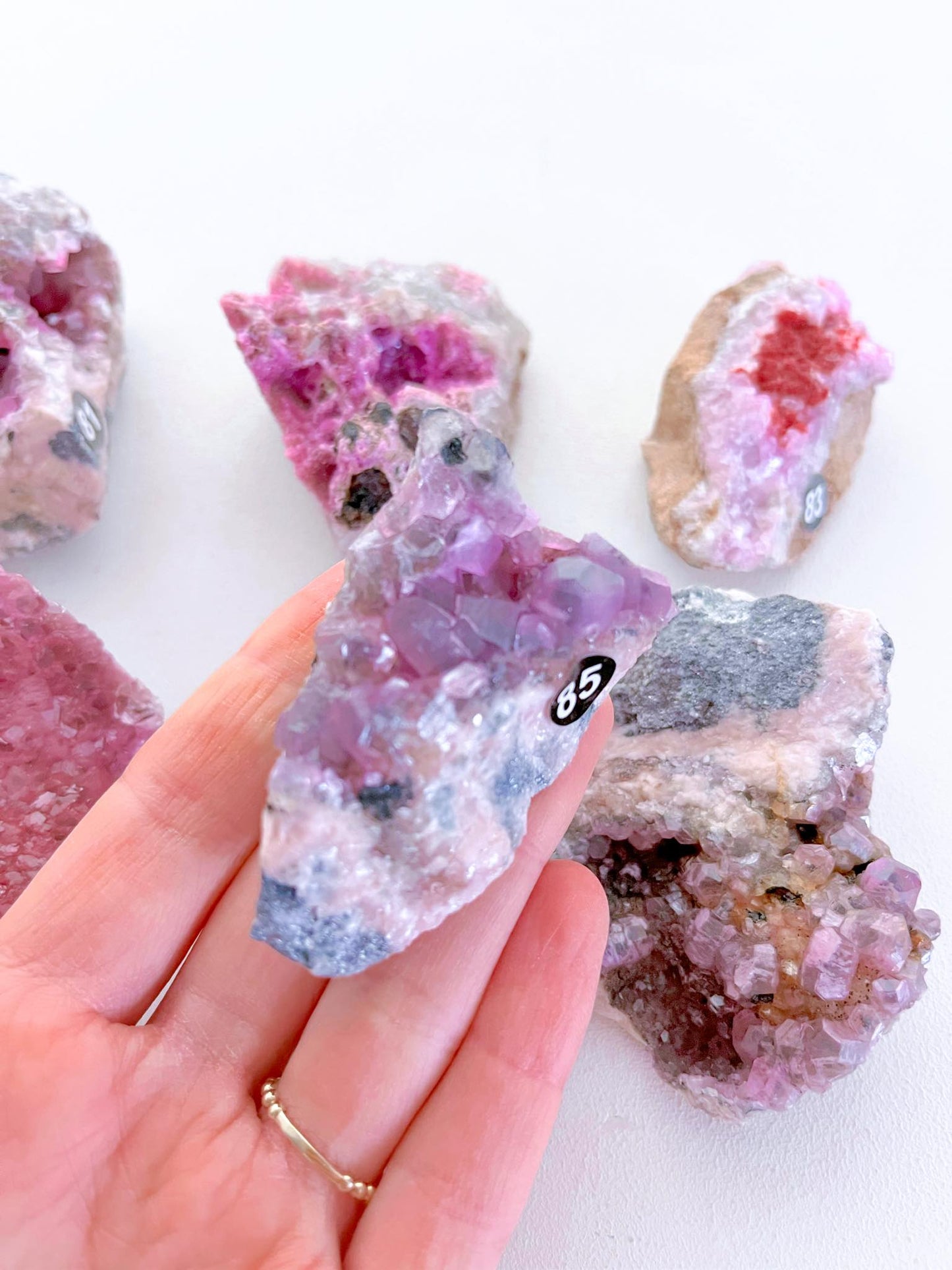 Hot and Jucy Pink Cobalto Calcite Specimen [85]- aus Marokko High Quality