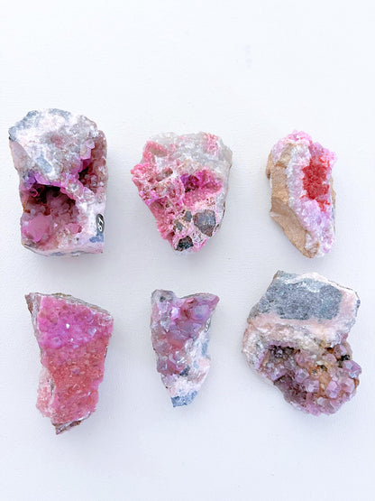 Hot and Jucy Pink Cobalto Calcite Specimen [86]- aus Marokko High Quality