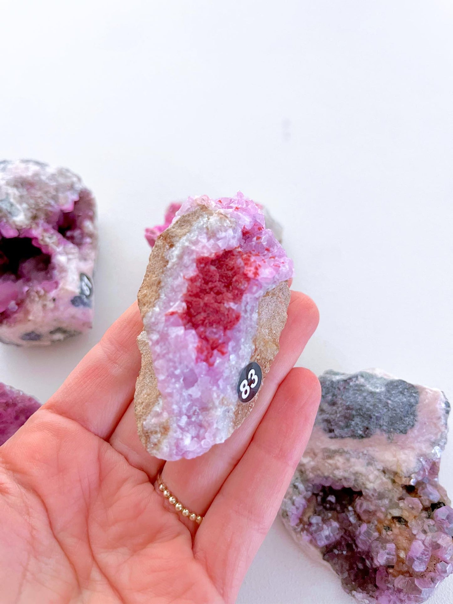Hot and Jucy Pink Cobalto Calcite Specimen [83]- aus Marokko High Quality