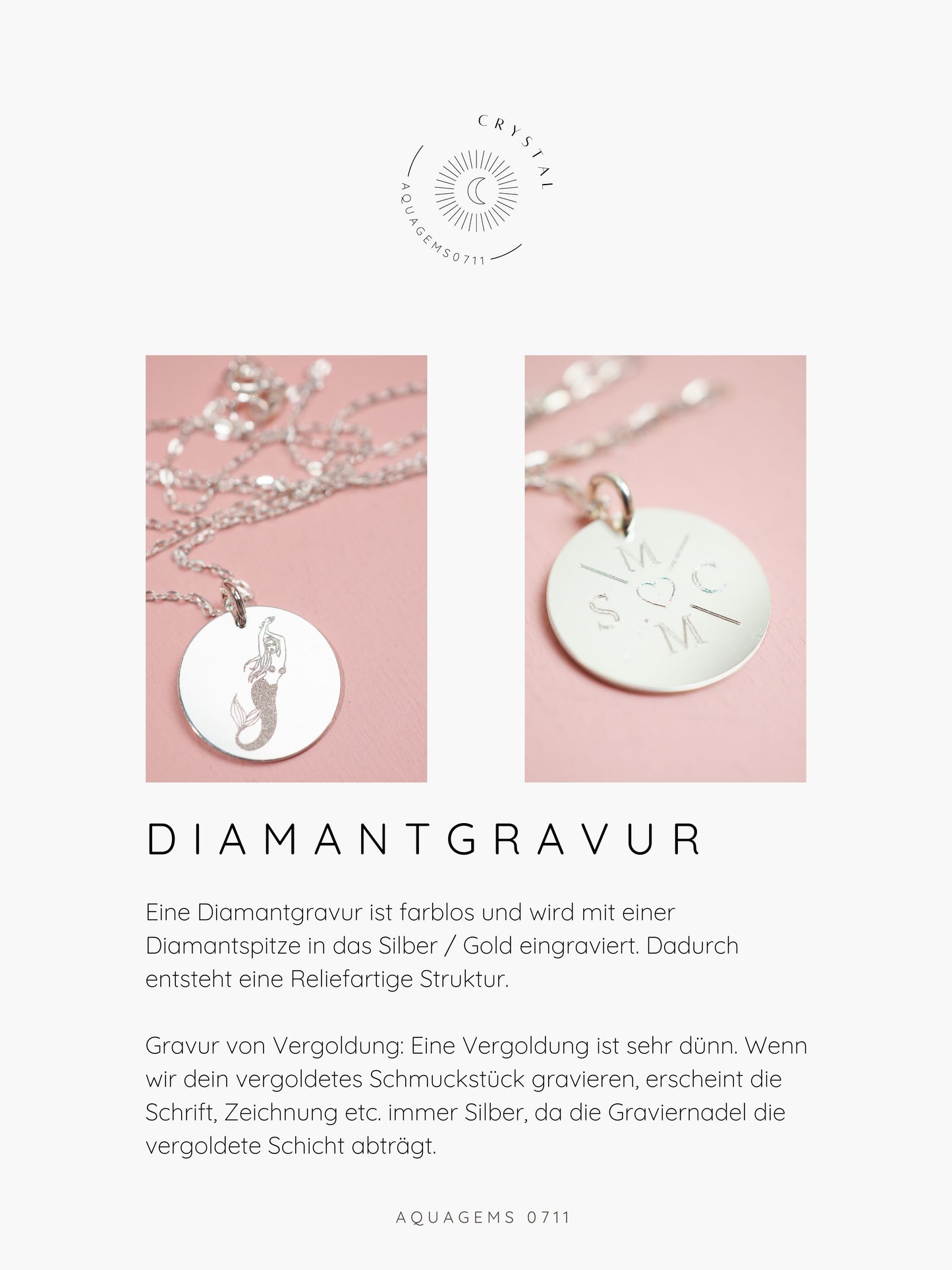 Herz Kette mit Gravur 333 Gold