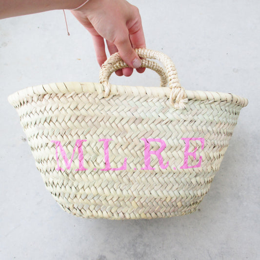 Körbchen Monogramm Vegan