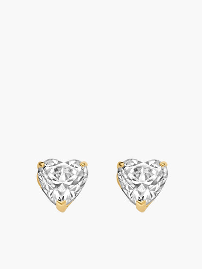 585 Gold Ohrstecker Herz 6mm