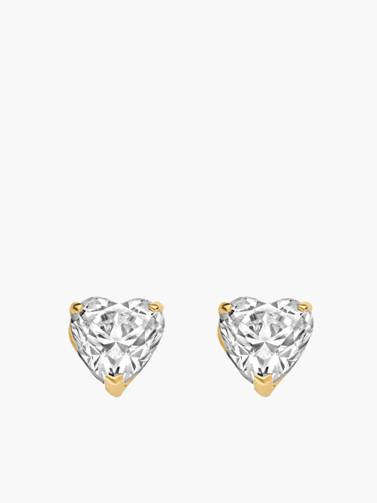 585 Gold Ohrstecker Herz 6mm