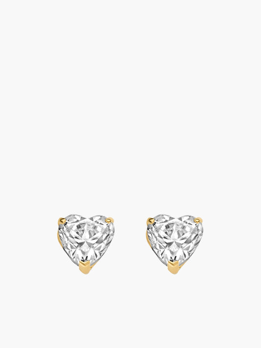 585 Gold Ohrstecker Herz 4mm