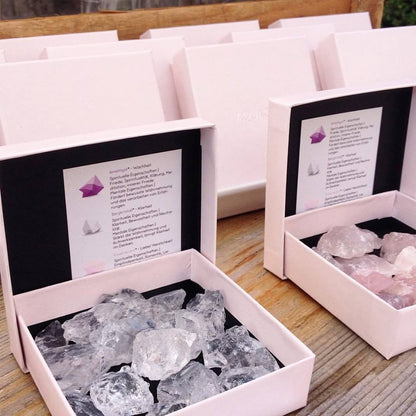 Wasseredelsteine Bergkristall 130g Box