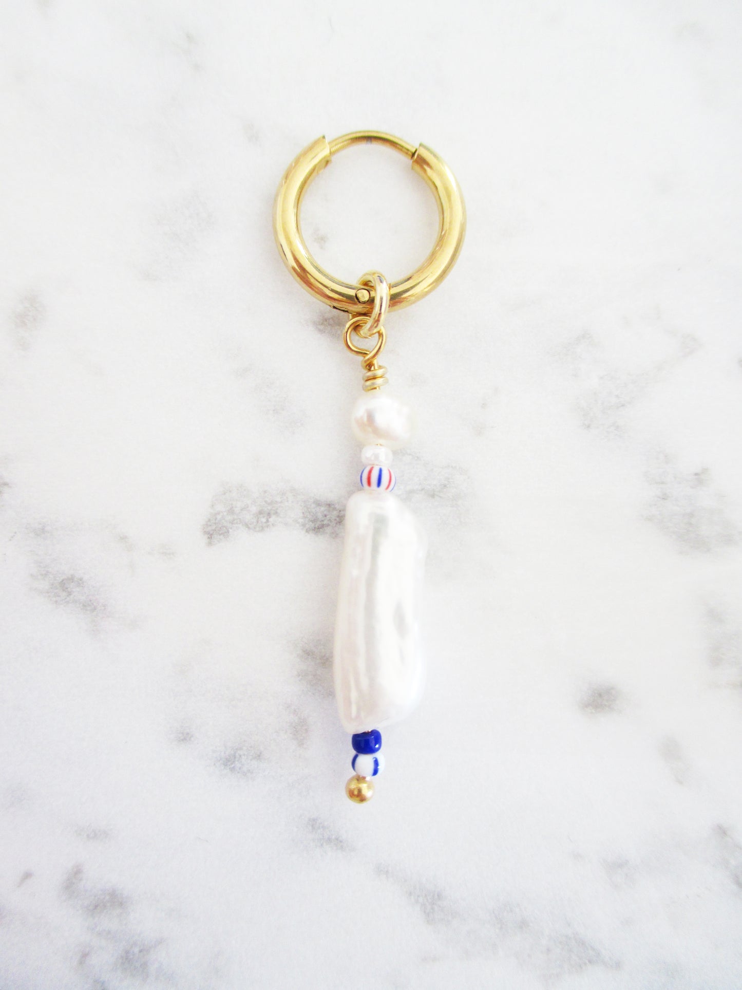 Creole Keshi & Glas Pearls