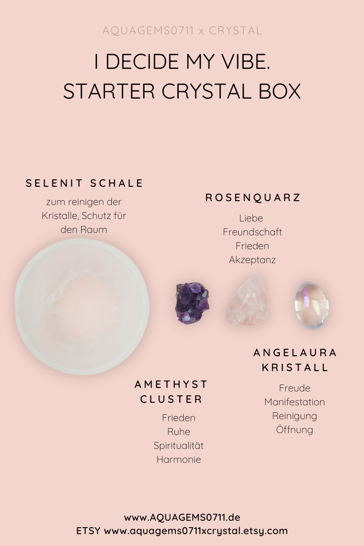 I DECIDE MY VIBE Starter Crystal Box
