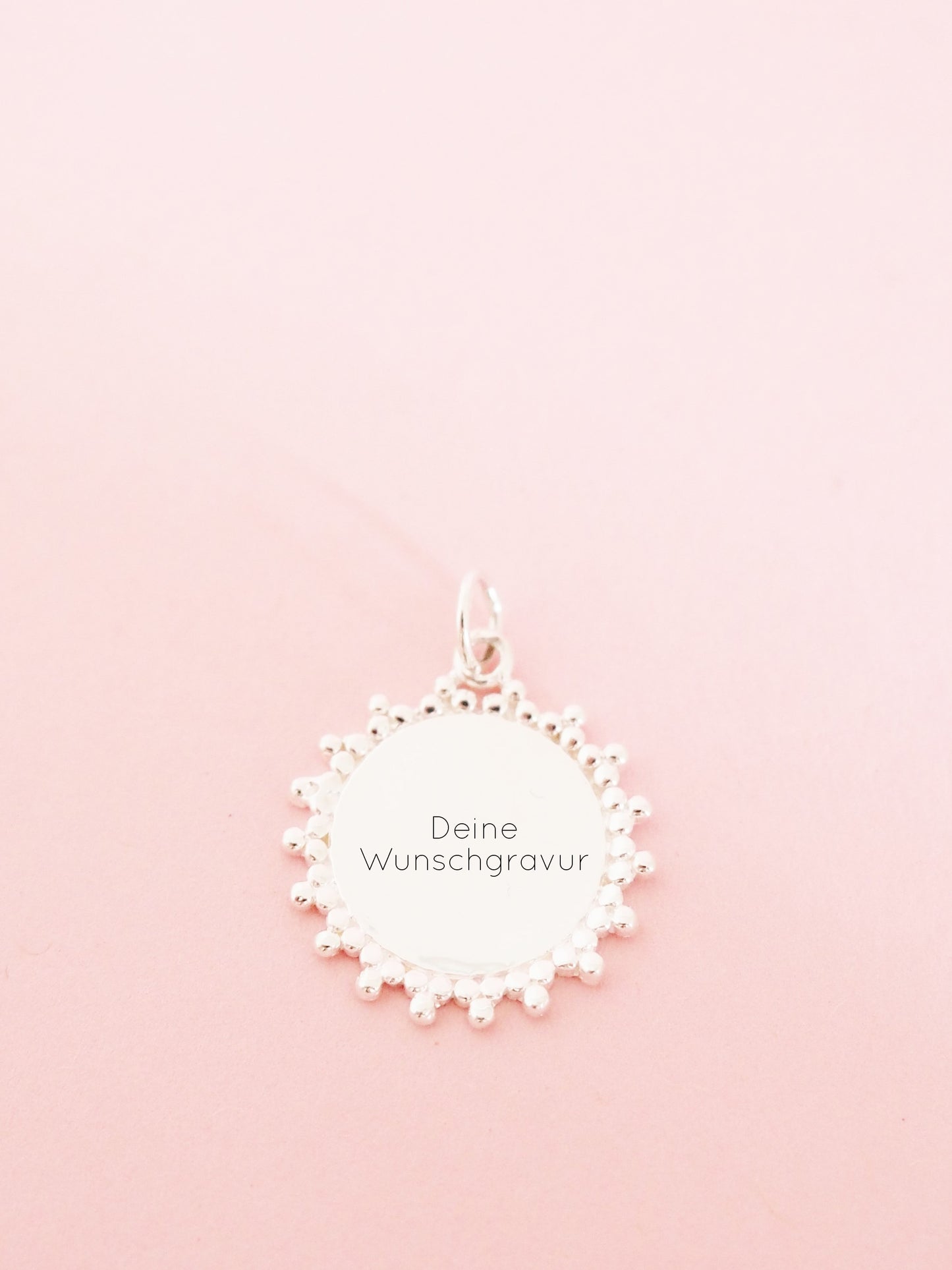Gravurplatte Lace 20mm Sterlingsilber
