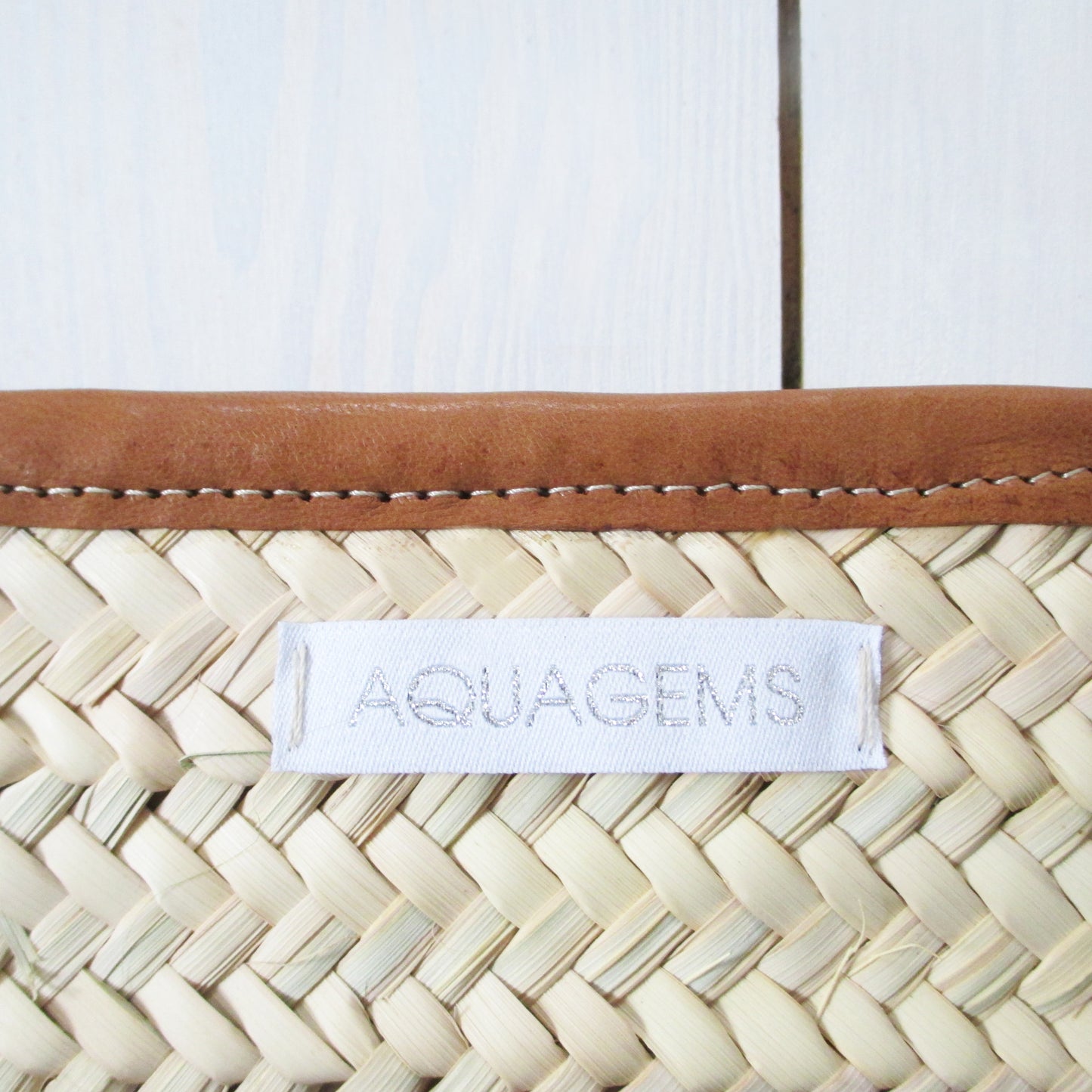 Clutch Monogramm & Stripes