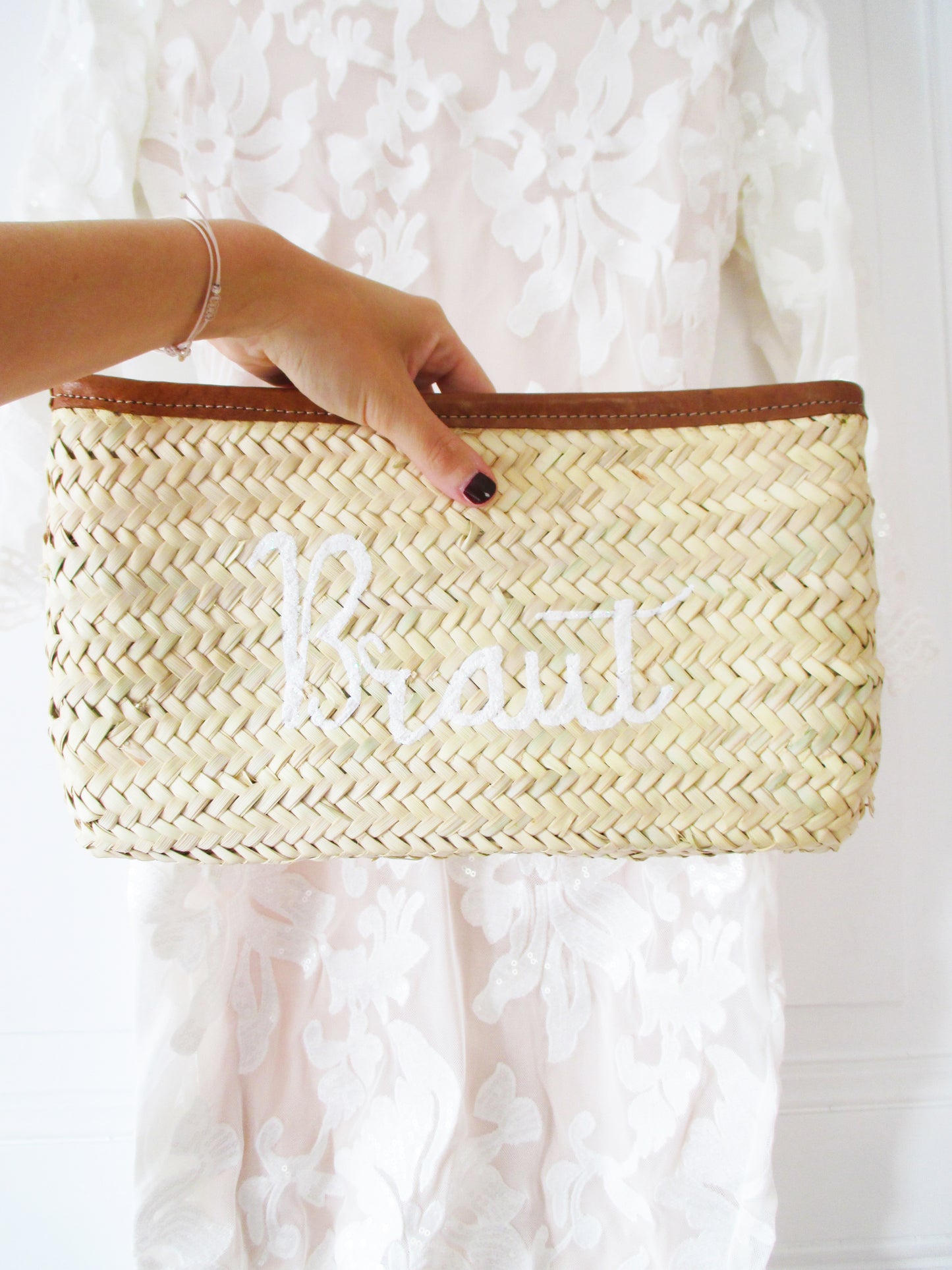 Braut Clutch mit deinem Namen