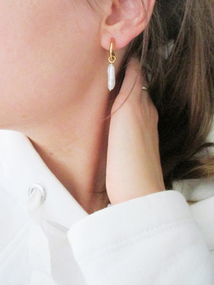 Creole Keshi & Glas Pearls
