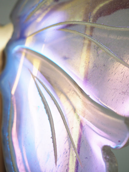 M AngelAura Bergkristall Schmetterling Flügel auf Ständer . AngelAura Clear Quartz Butterfly Wings on Stand ca.  19 x 18  cm - Hand Carved HIGH QUALITY