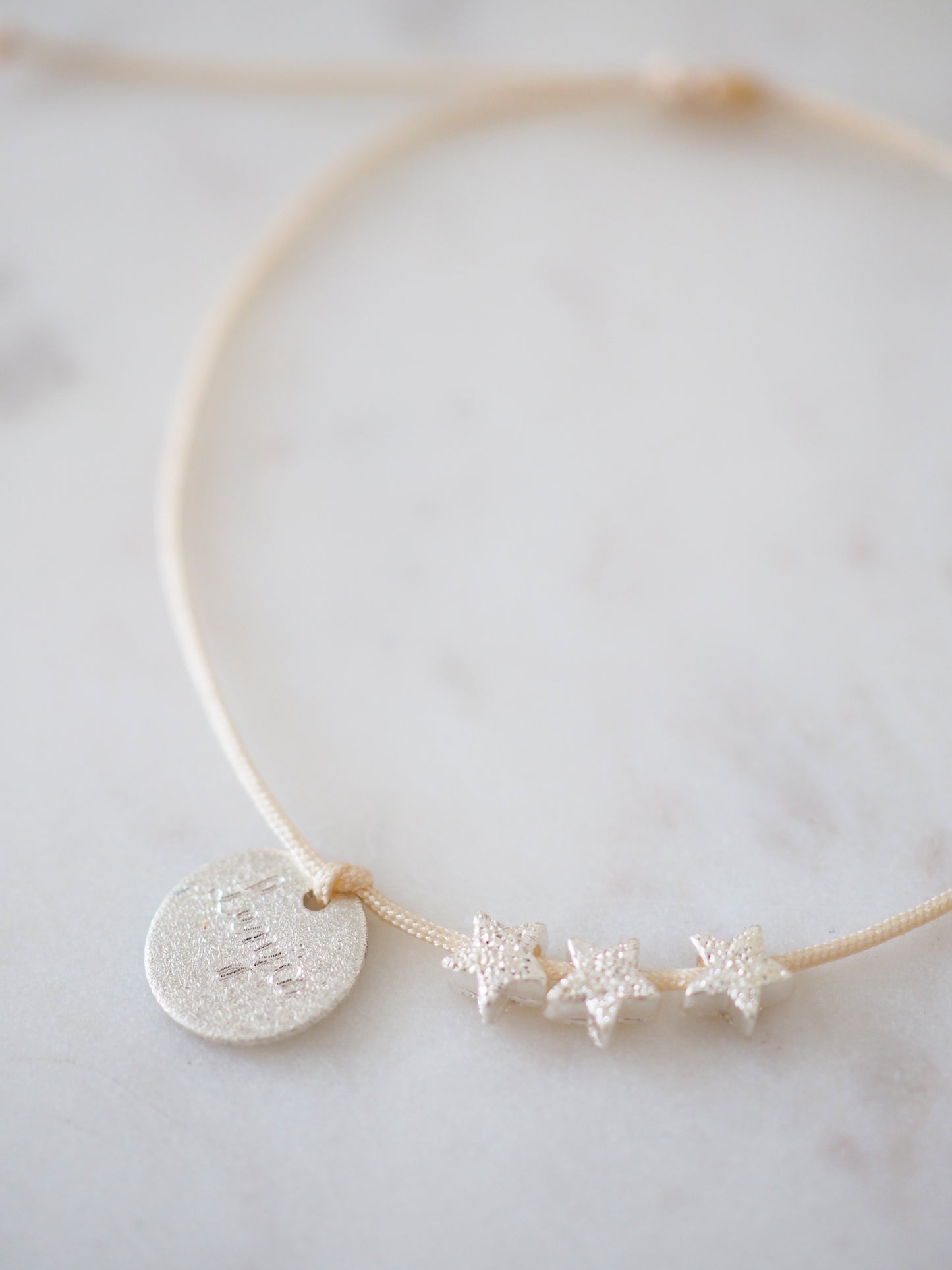 Sternenkind & Geschwister Armband 925 Sterling Silber mit Gravur