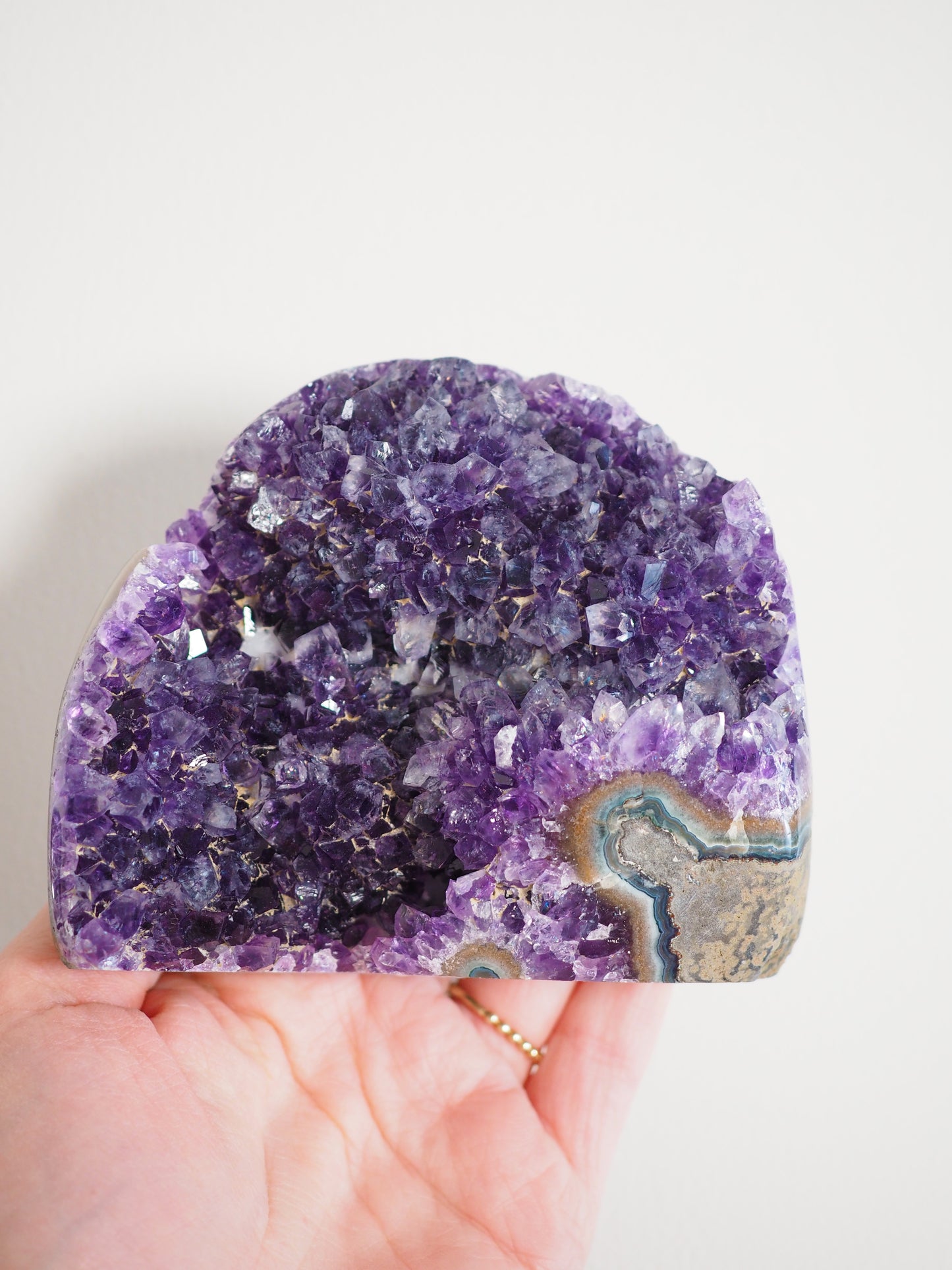 Amethyst Cluster Freeform  ca. 10cm 440g - aus Uruguay High Quality