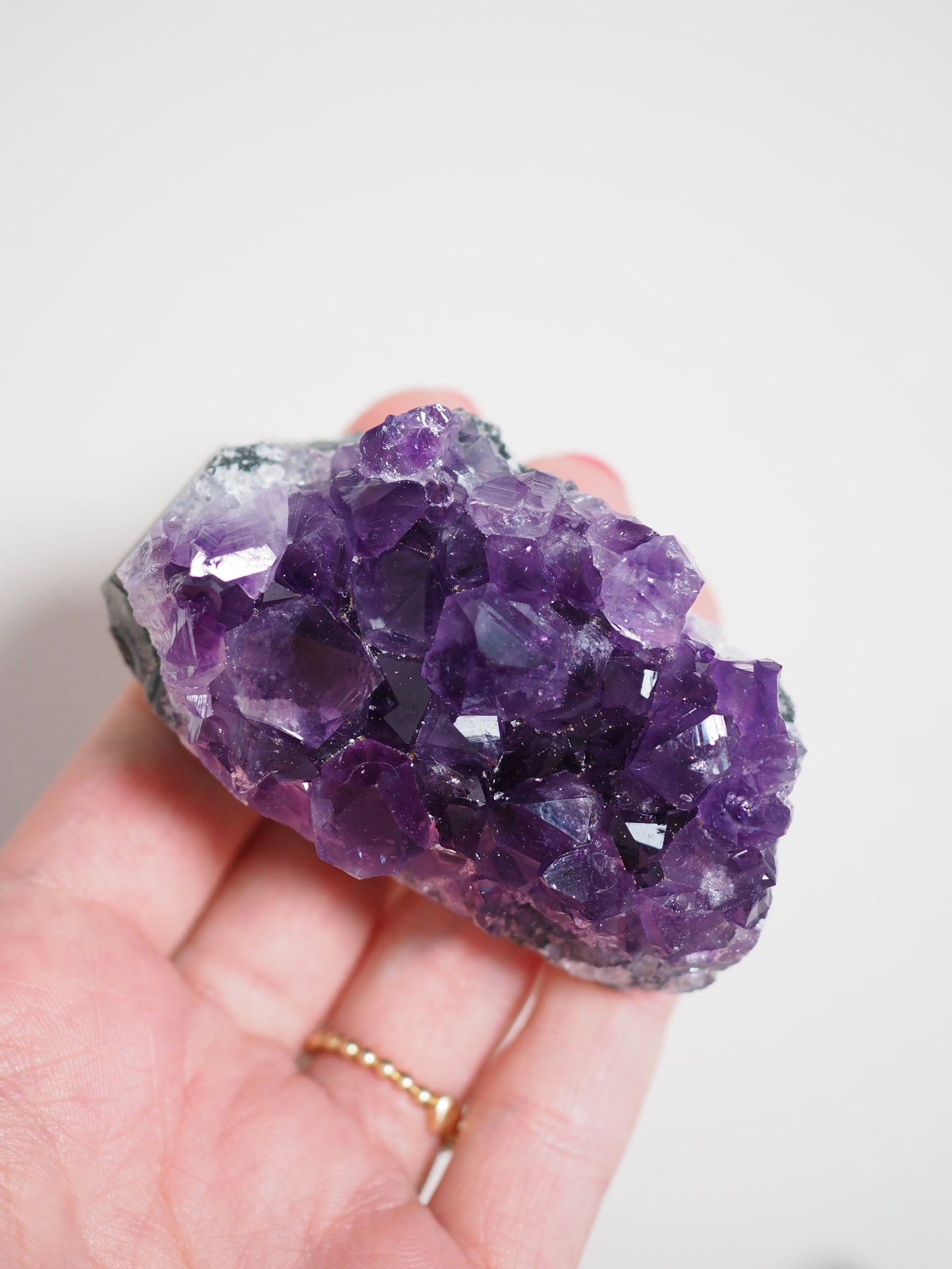 MEDIUM Dunkel Violettes Amethyst Cluster ca. 5.5-8 cm - aus Uruguay HIGH QUALITY