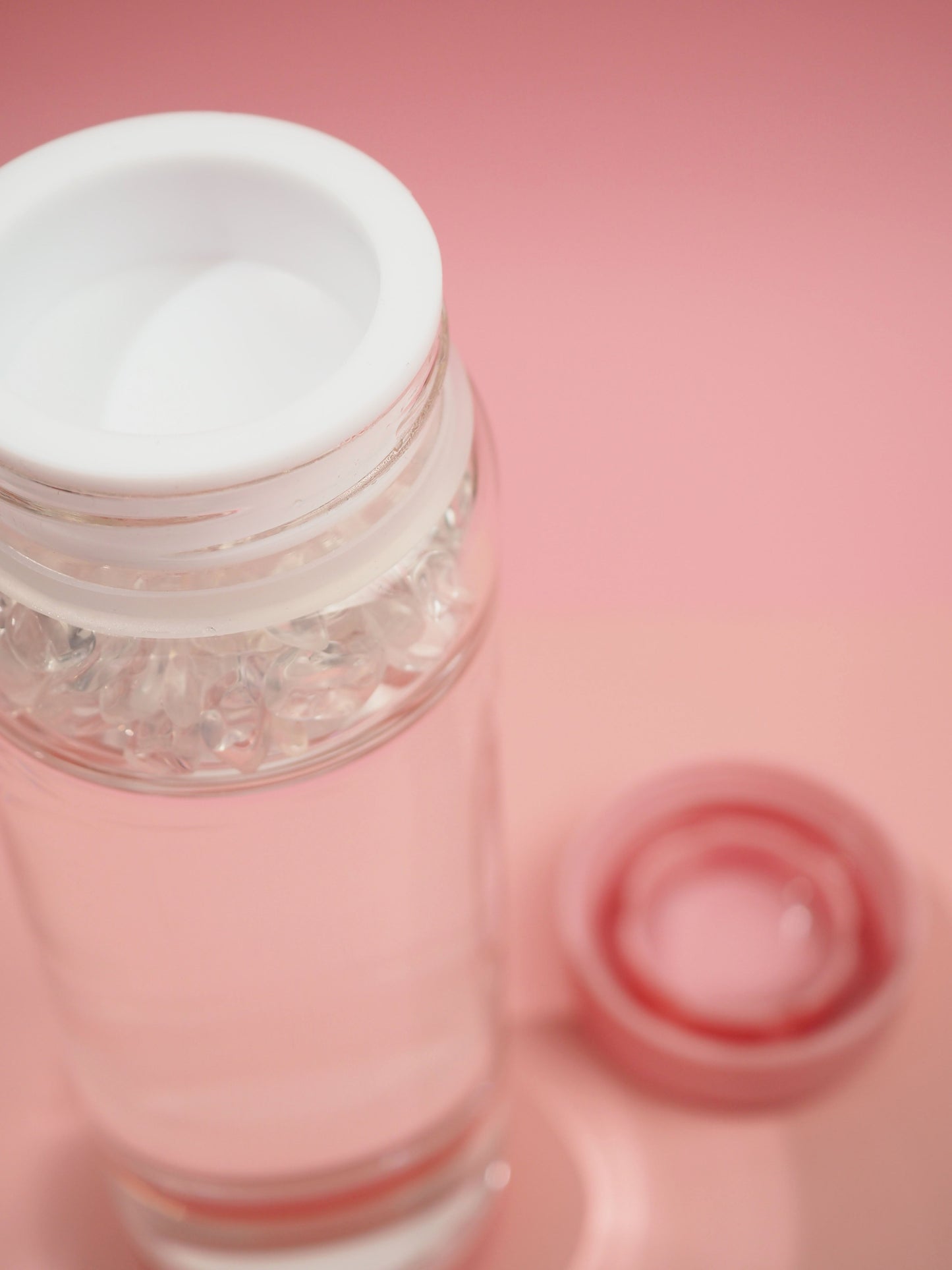 TRINKFLASCHE INU! von Vitajuwel MIT SLEEVE Bergkristall | BLOSSOM ROSE SET