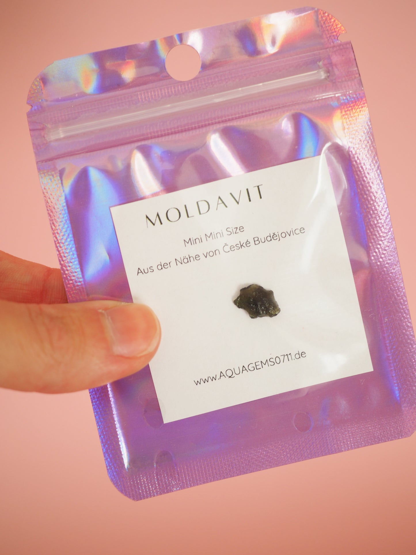 MINI MINI MOLDAVIT 0.100 -0.399g - aus der Nähe von České Budějovice Tschechien