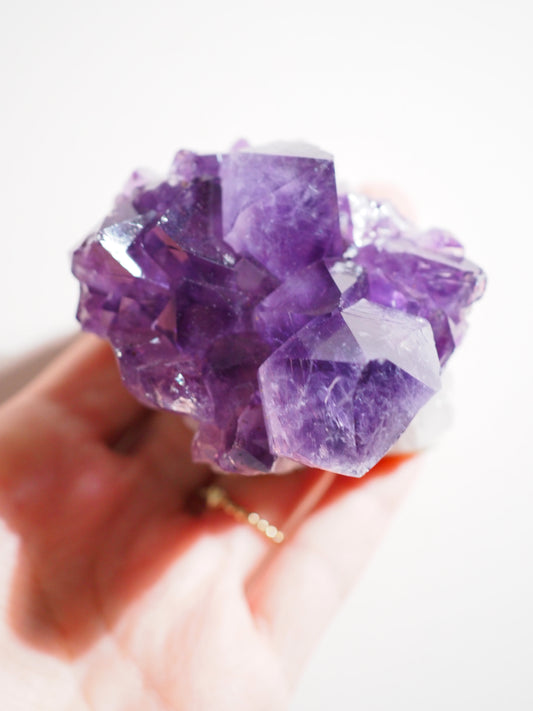 Amethyst Cluster ca. 6 cm - aus Brasilien HIGH QUALITY [13]