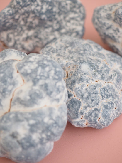 Angelit Roh CHUNK / Raw Angelite ca. 6-10 cm aus Peru -High Quality