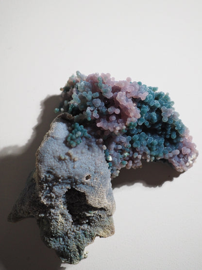 Trauben Achat / Grape Agate  . Traubenachat  Bicolor "LE DOLPHIN" 15 cm 578 g - aus Mamuju Area West-Sulawesi Indonesien - High Quality RARE COLOR