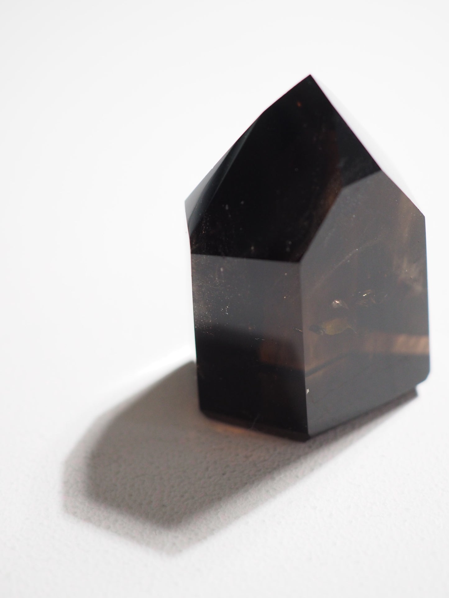 Dunkle Rauchquarz Spitze Morion - Dark Smoky Quartz ca. 5cm (13) - aus Brasilien HIGH QUALITY