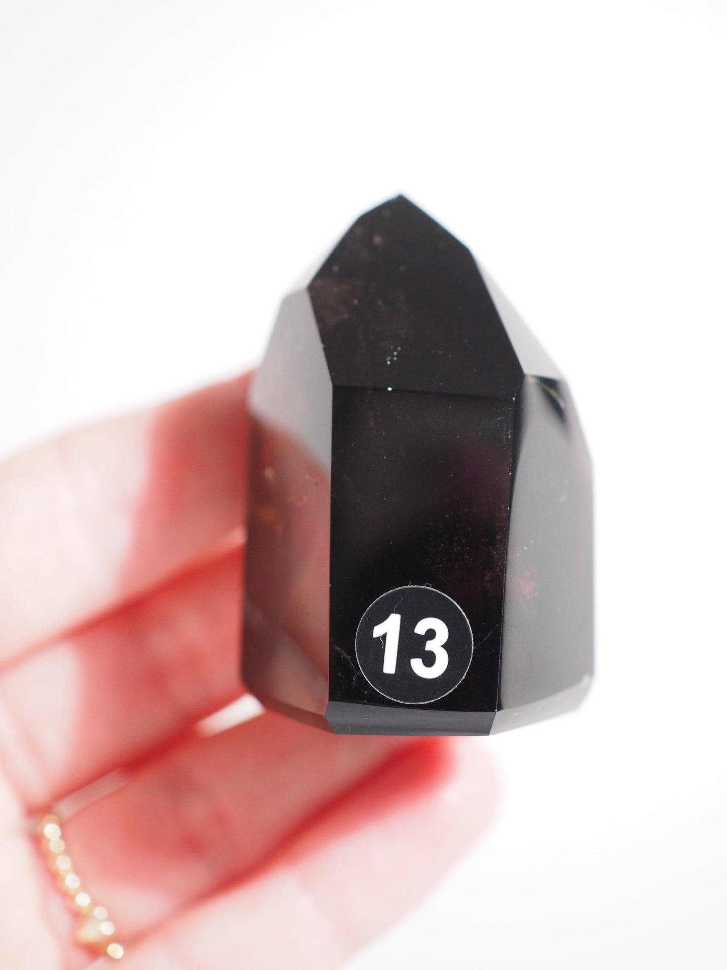 Dunkle Rauchquarz Spitze Morion - Dark Smoky Quartz ca. 5cm (13) - aus Brasilien HIGH QUALITY