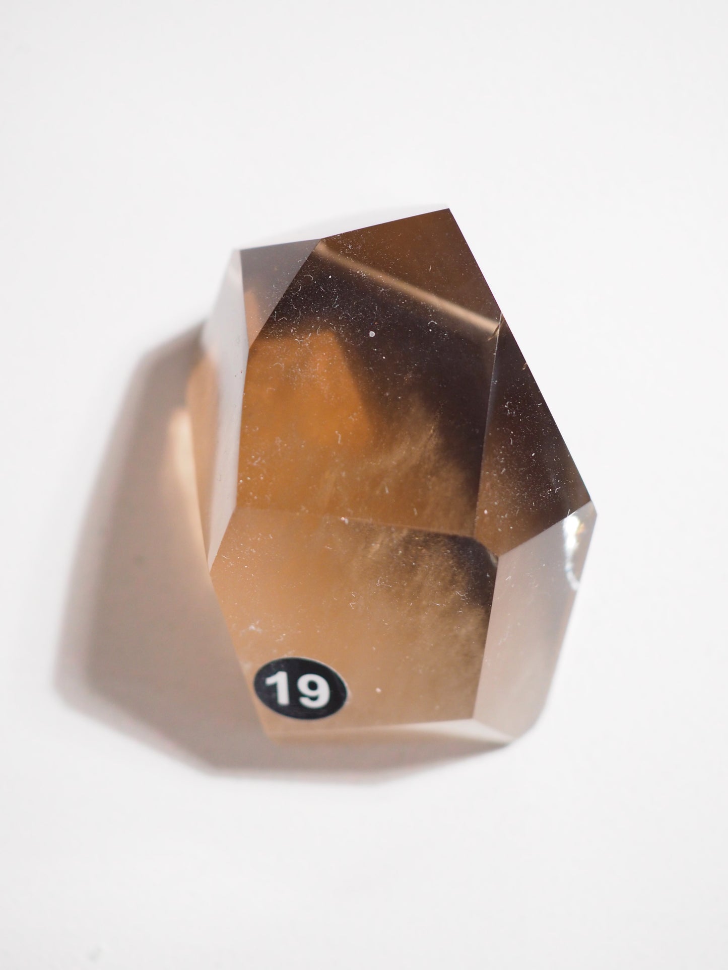 Natürliche Smoky Citrin Freiform - Natural Smoky Citrine Freeform ca. 7cm (19) - aus Brasilien HIGH QUALITY mit Phantomen
