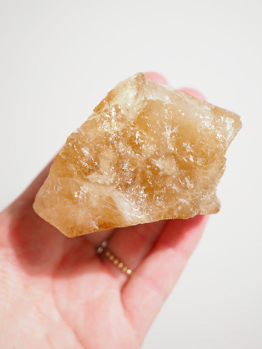 Großer Natürlicher Citrin Rohstein . Big Natural Citirne Raw Stone ca. 7-8 cm . ca. 140-175 g - aus Brasilien A Quality RARE