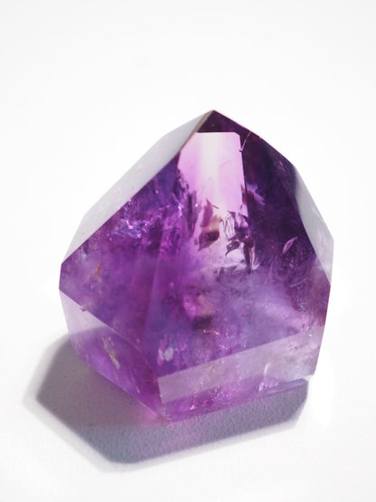 Jacare Amethyst Spitze mit Regenbögen  ca. 4.5x5 cm (6) - aus Bahia Brasilien HIGH QUALITY