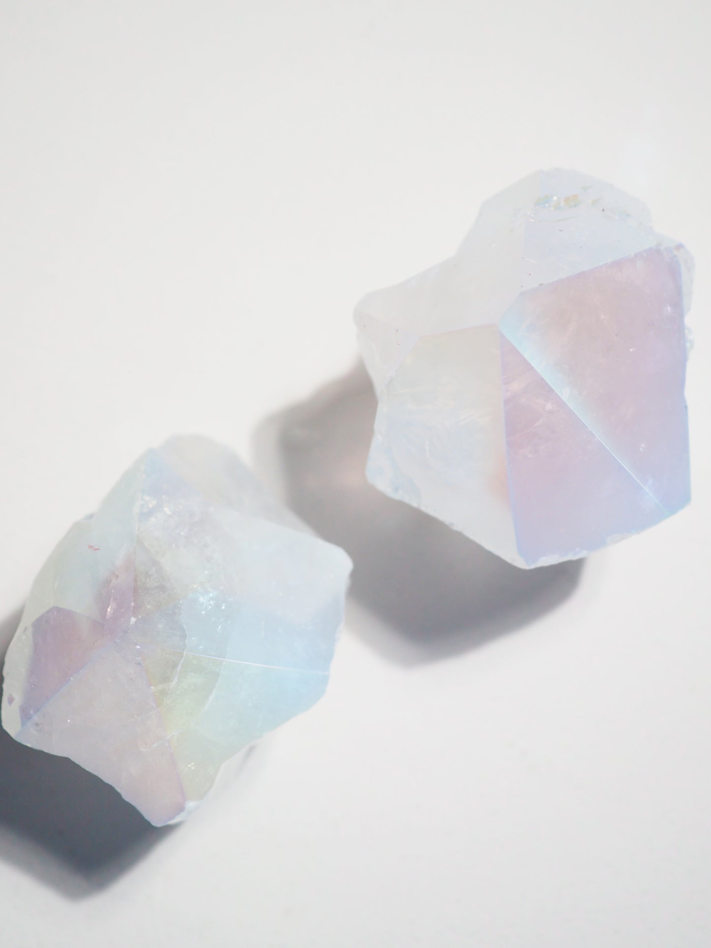 AngelAura Bergkristall Spitze . AngelAura Clear Quartz Point ca. 6 cm -  aus Brasilien