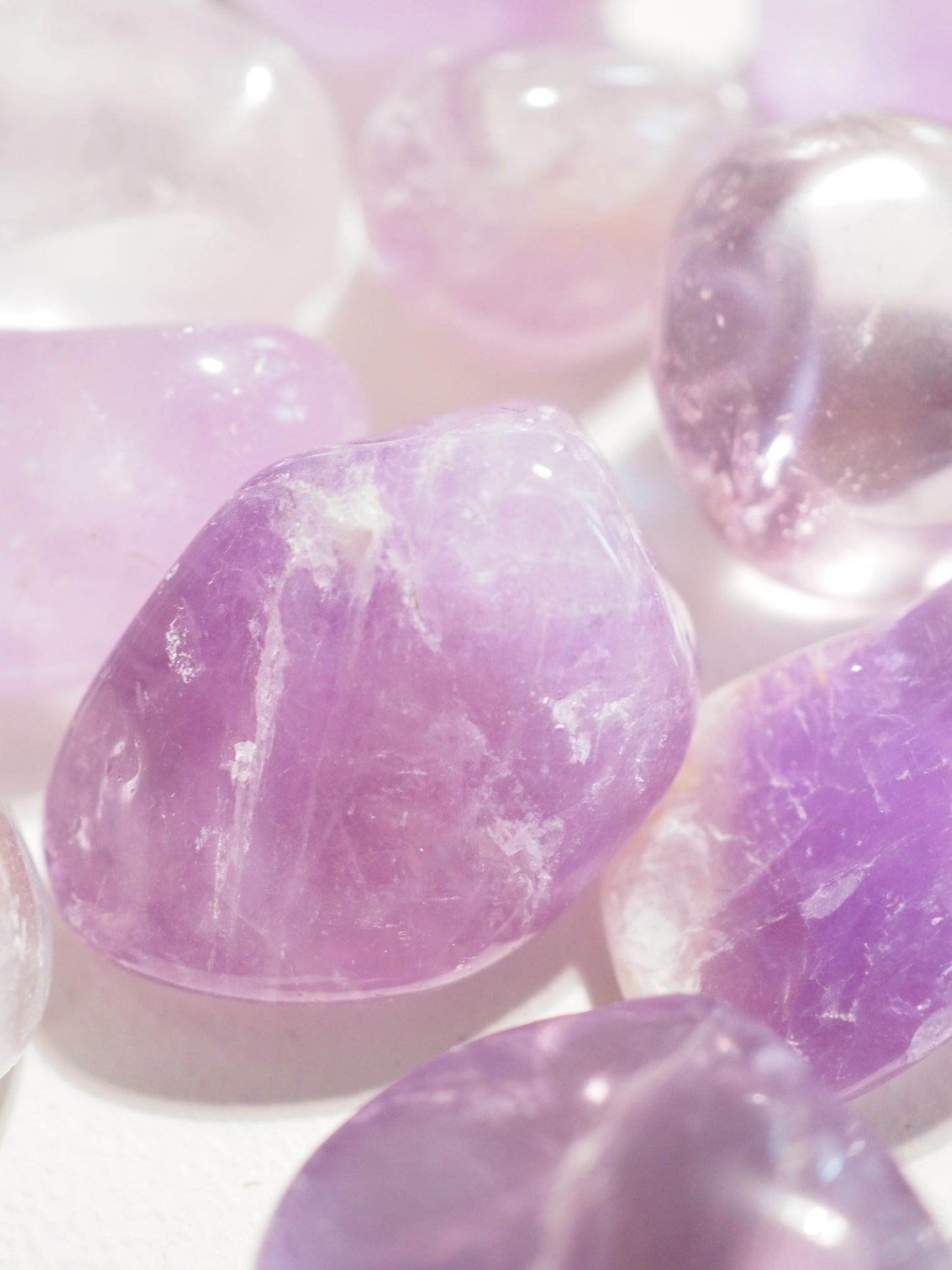Amethyst 3 cm Trommel Stein - aus Brasilien Common Quality