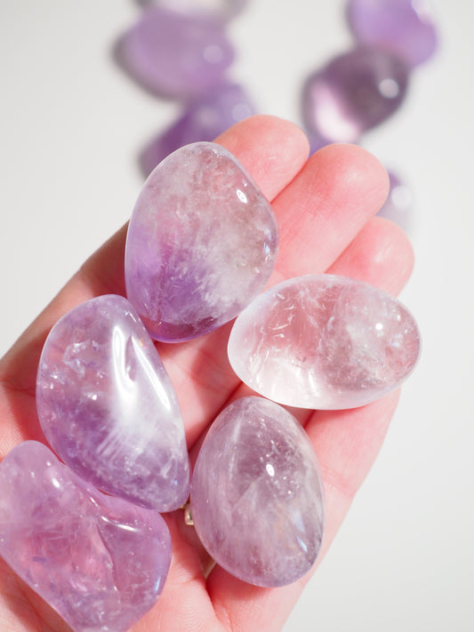 Amethyst 3 cm Trommel Stein - aus Brasilien Common Quality