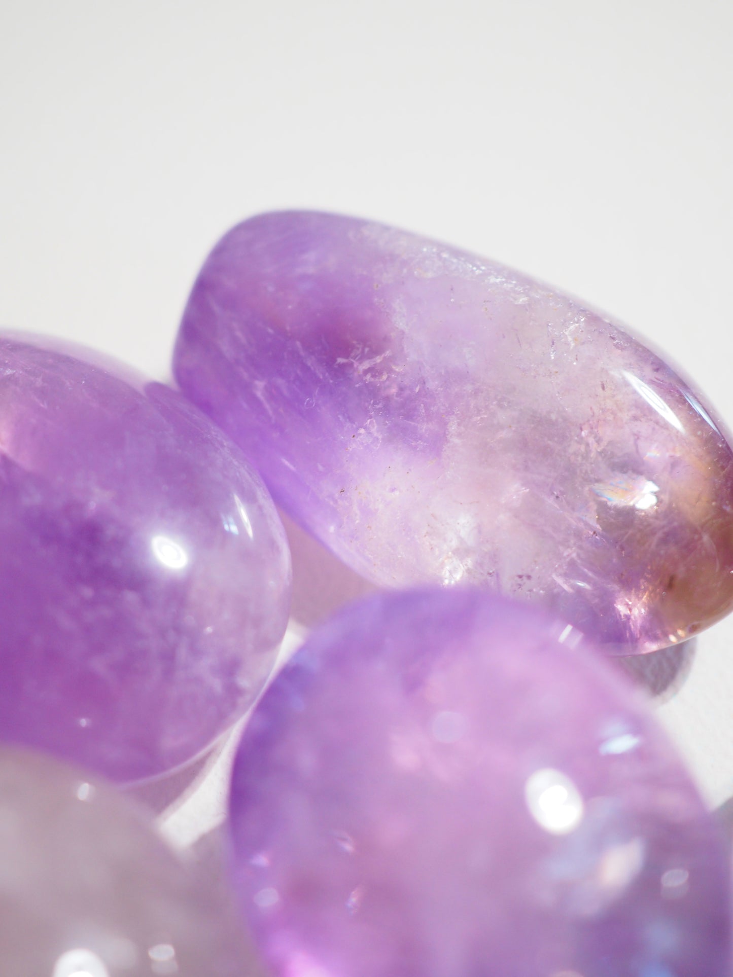 Lavender Amethyst 1-3 cm Trommel Stein - aus Brasilien HIGH QUALITY